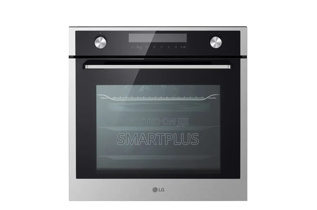 Lg Is a 60cm Builtin Electric Oven Sleek Silver and Black Finish.