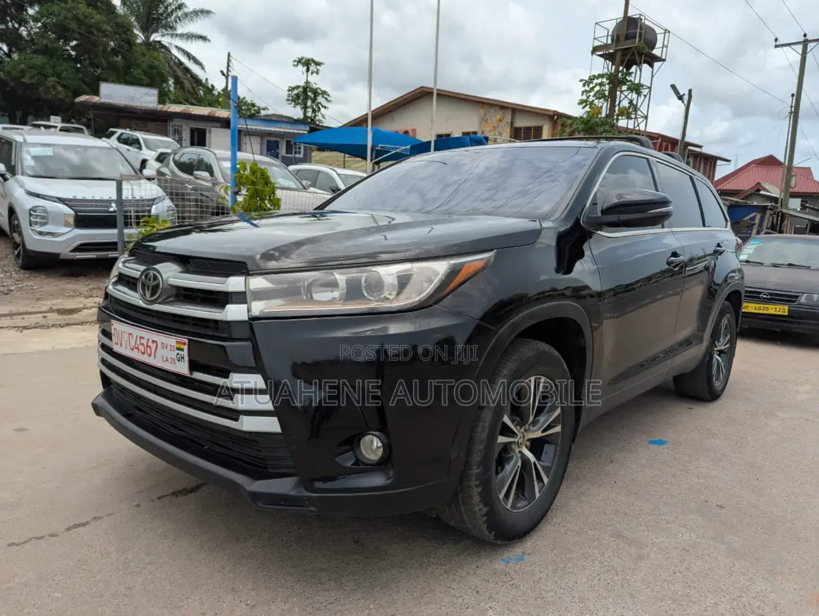 Toyota Highlander LE 4x2 (2.7L 4cyl 6A) 2018 Black