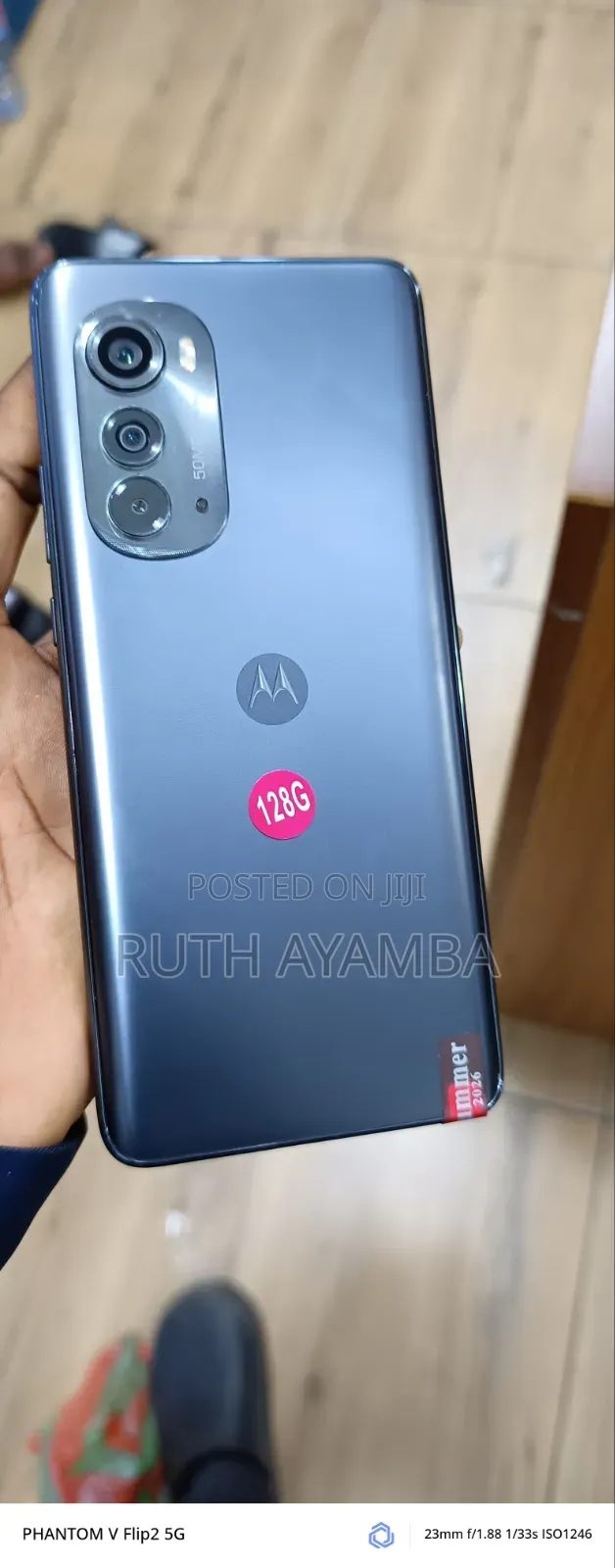 New Motorola Edge (2022) 128 GB Black