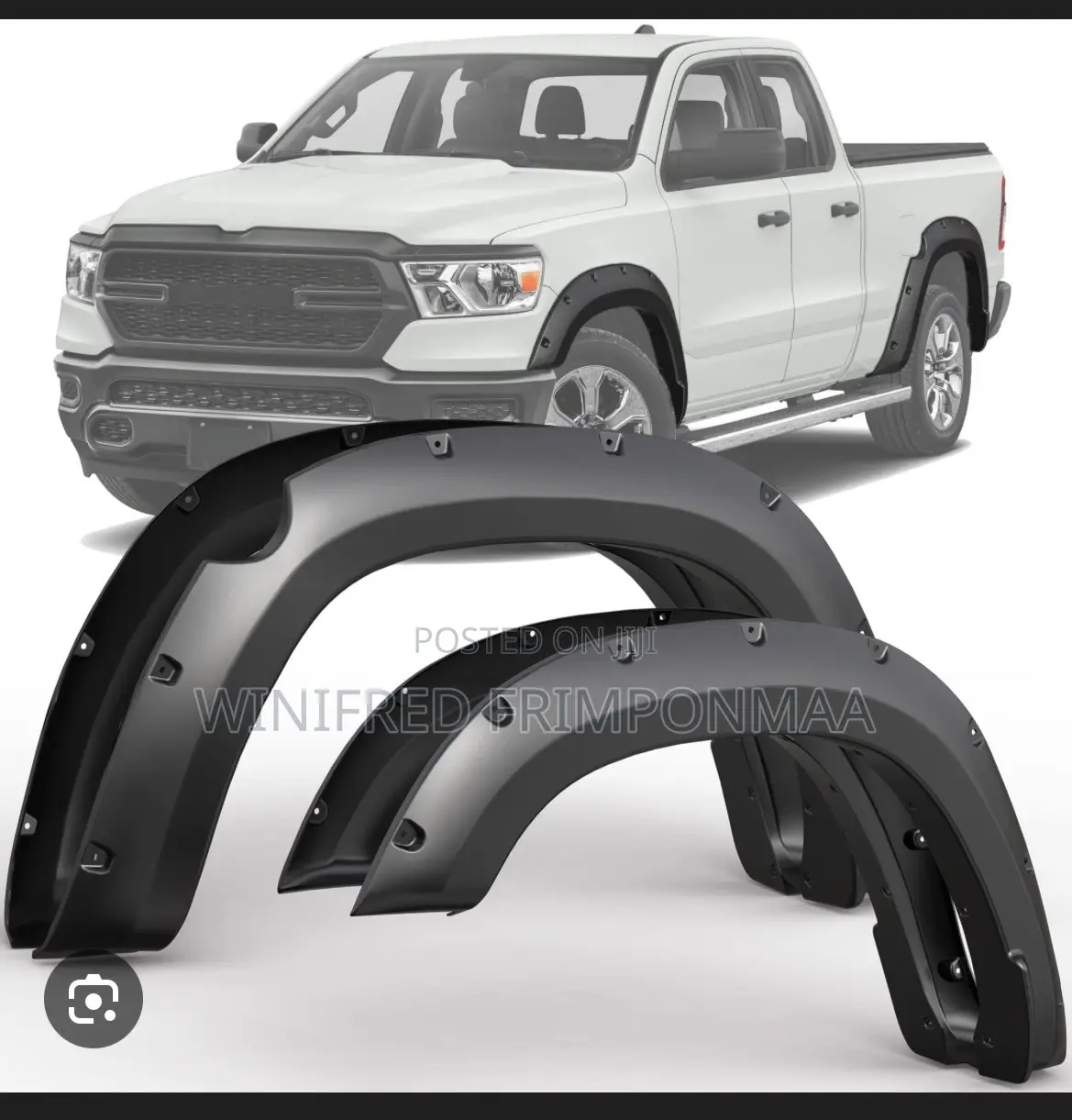 Dodge Ram 2019,2020,2021,2022, Fender Molding