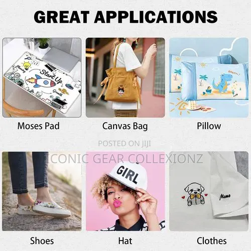 Portable Mini Heat Press Machine Easy Heating Transfer Press Iron