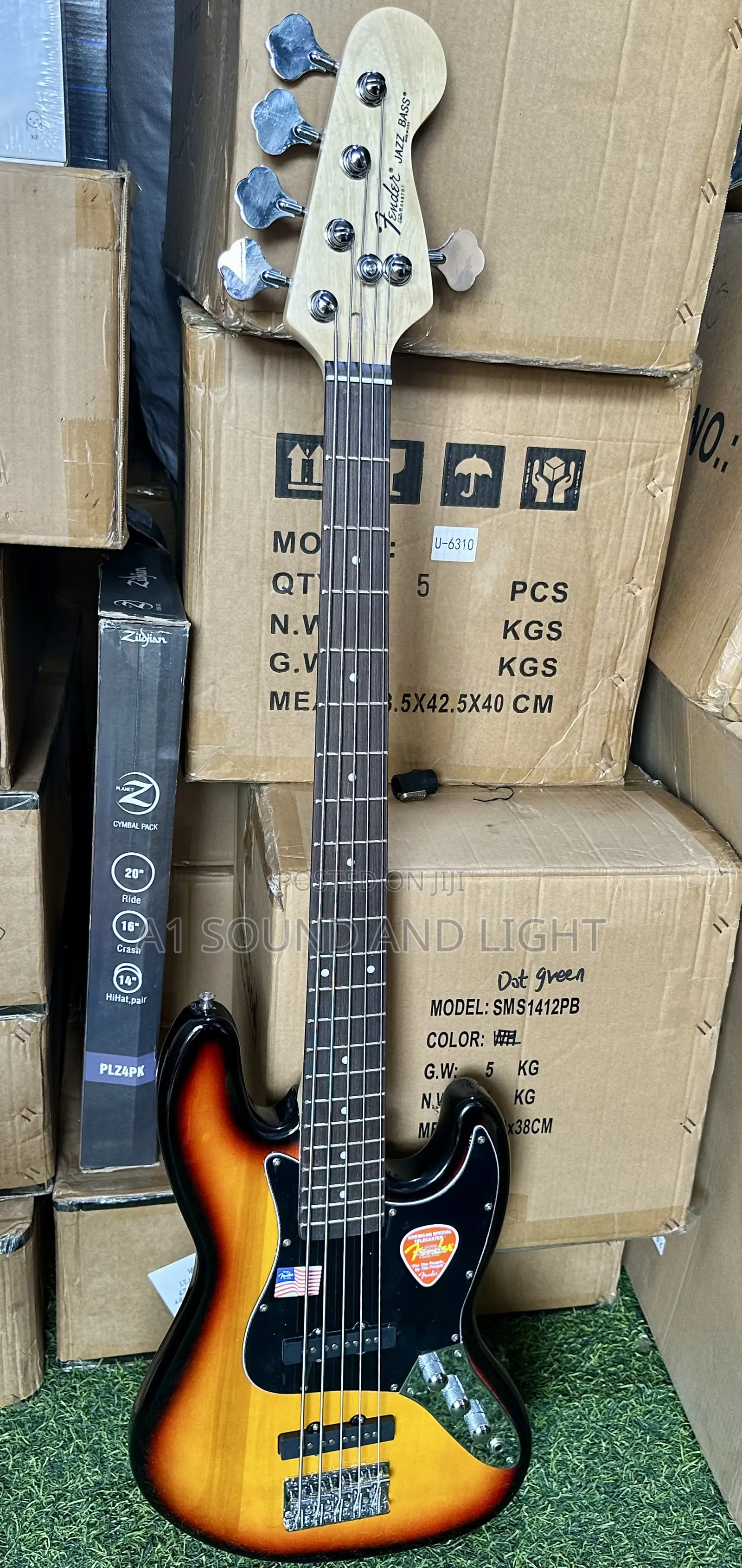 Fender 5 Strings Passive Bass Guitar - 3 Tones[Free Bag]