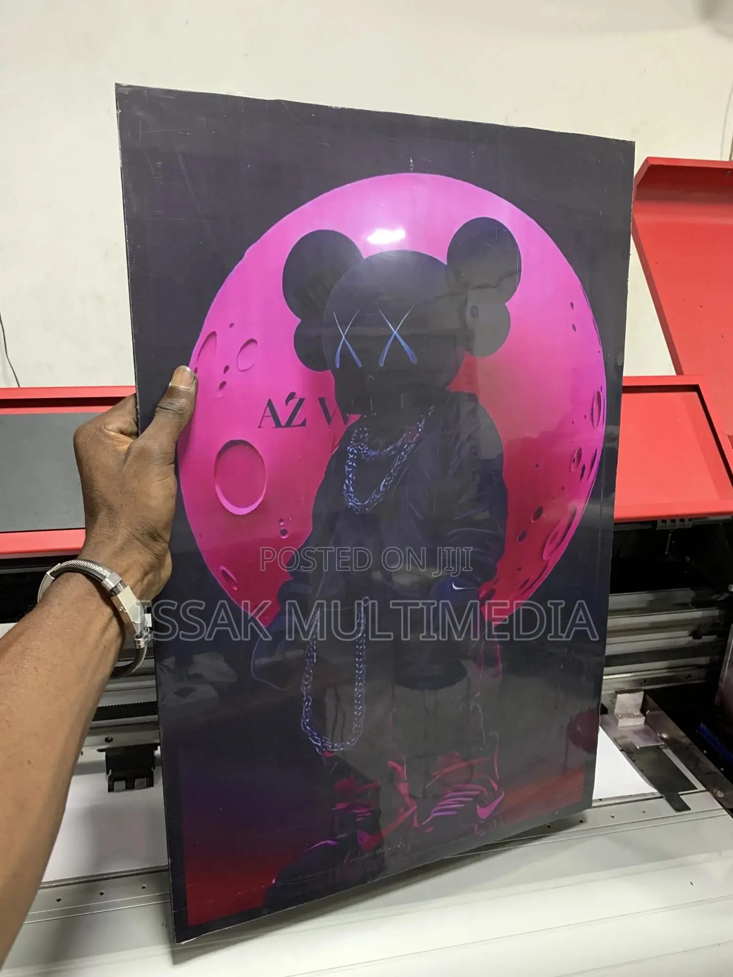 Kaws Art Frame Design 16x 24in