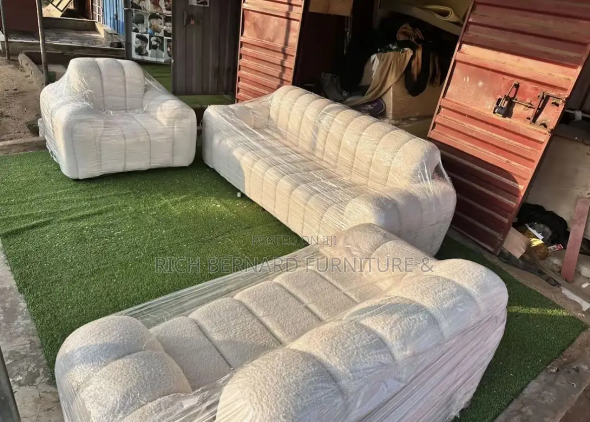 Luxury Boucle Sofa Set