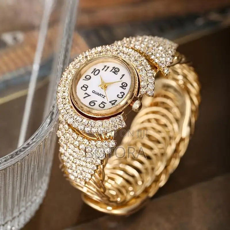 Women’S 2-Piece Jewelry Set – Stylish Watch + Bracelet - Box Included