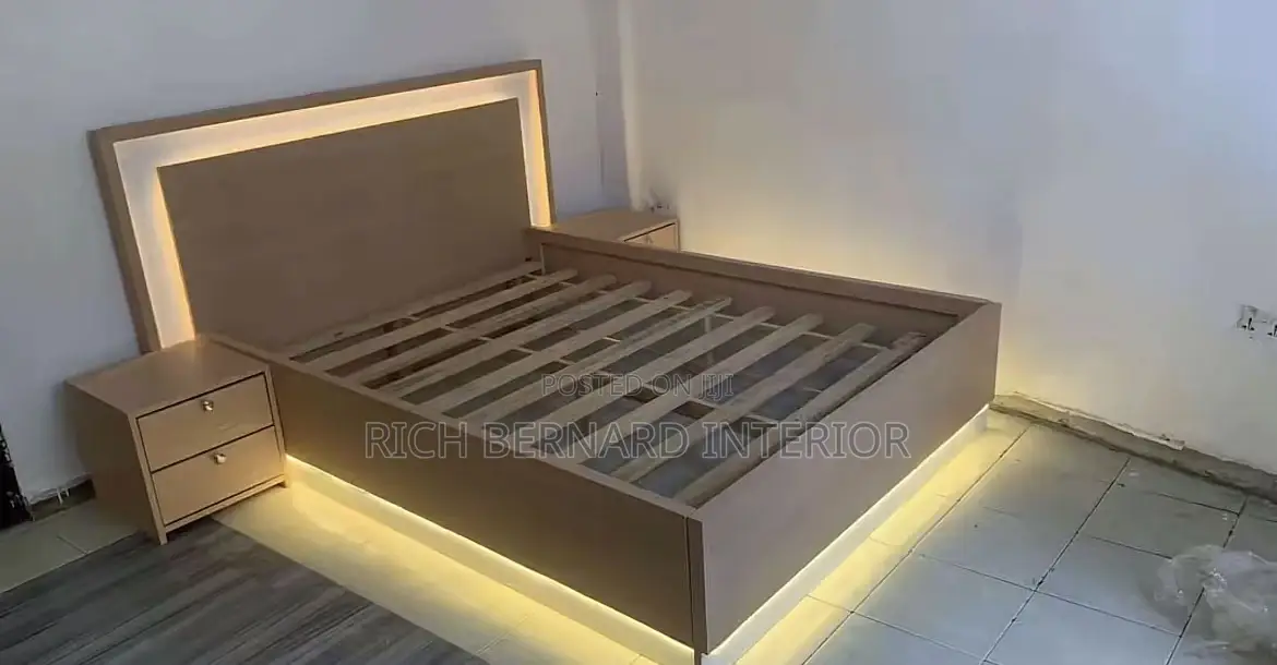 Modern Laminated Double Bed