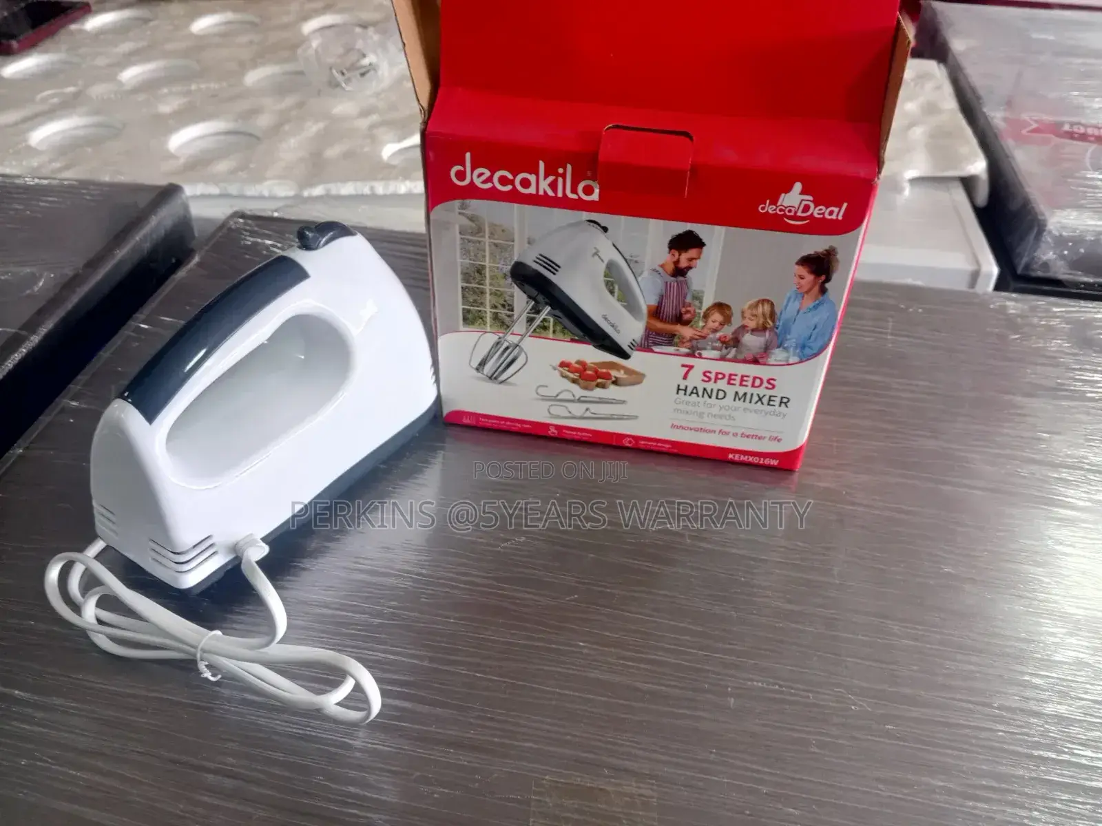 Decakila Hand Mixer – Strong Motor for Quick Baking Prep