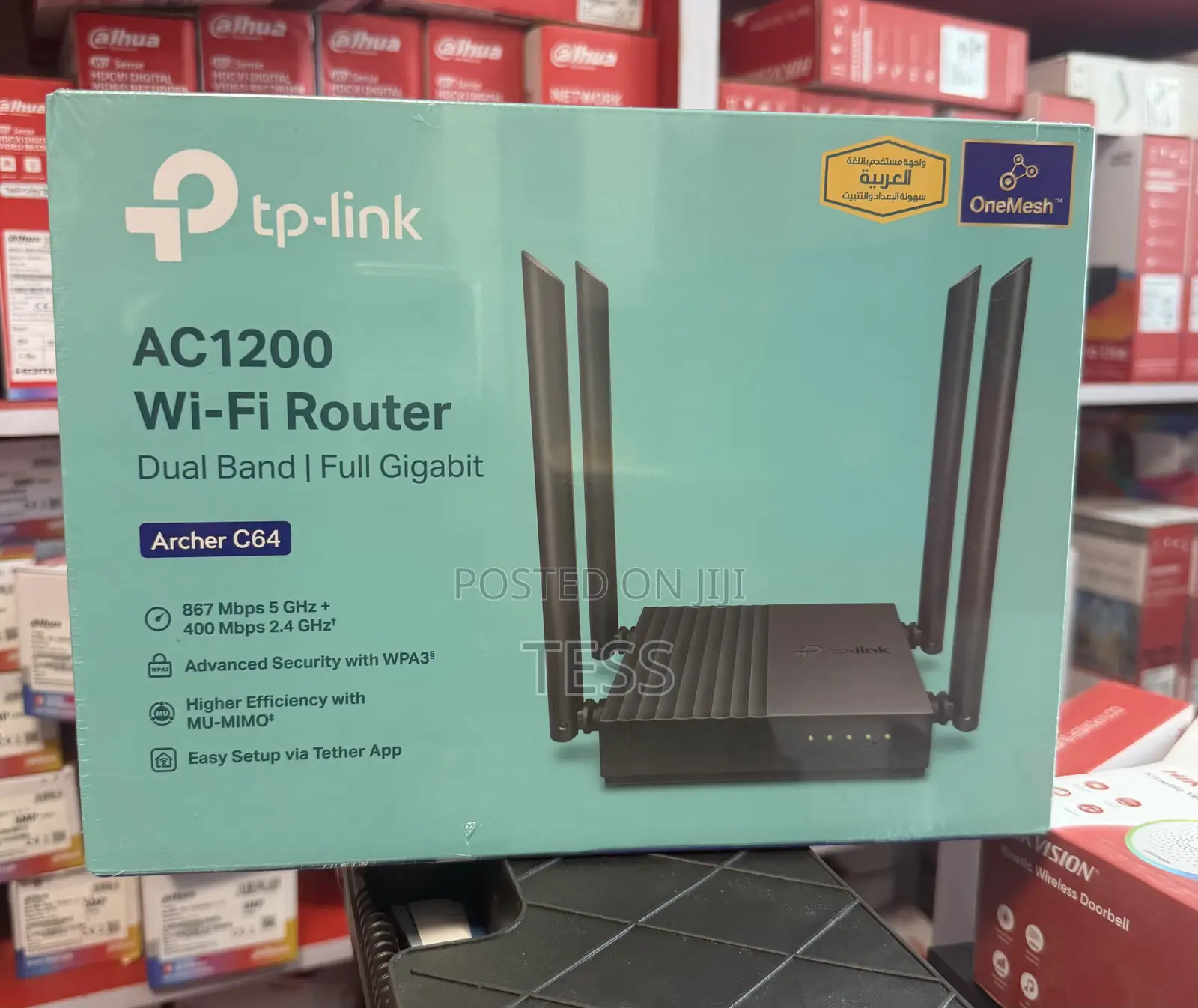 Tp-Link Wi-Fi Router Archer C64 Ac1200 Dual-Band Gigabit (Not a Sim)