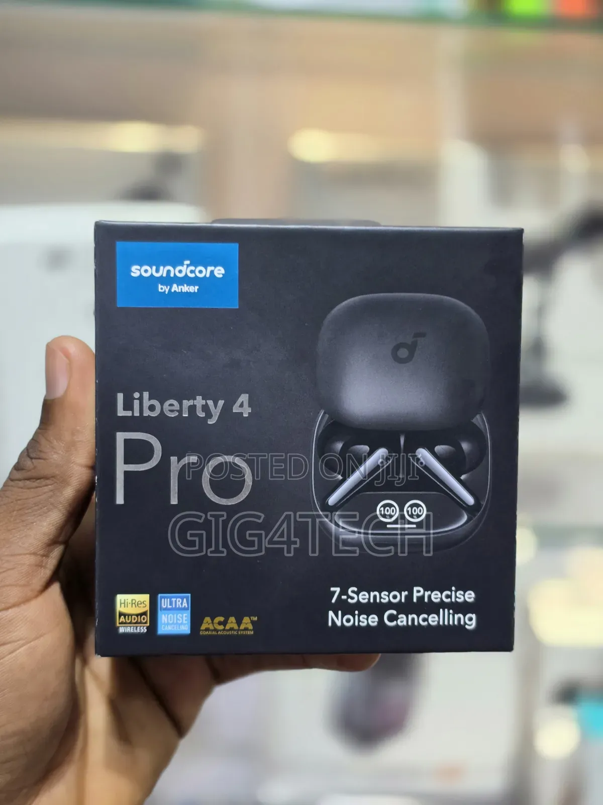Soundcore by Anker Liberty 4 Pro True Wireless Earbuds Black