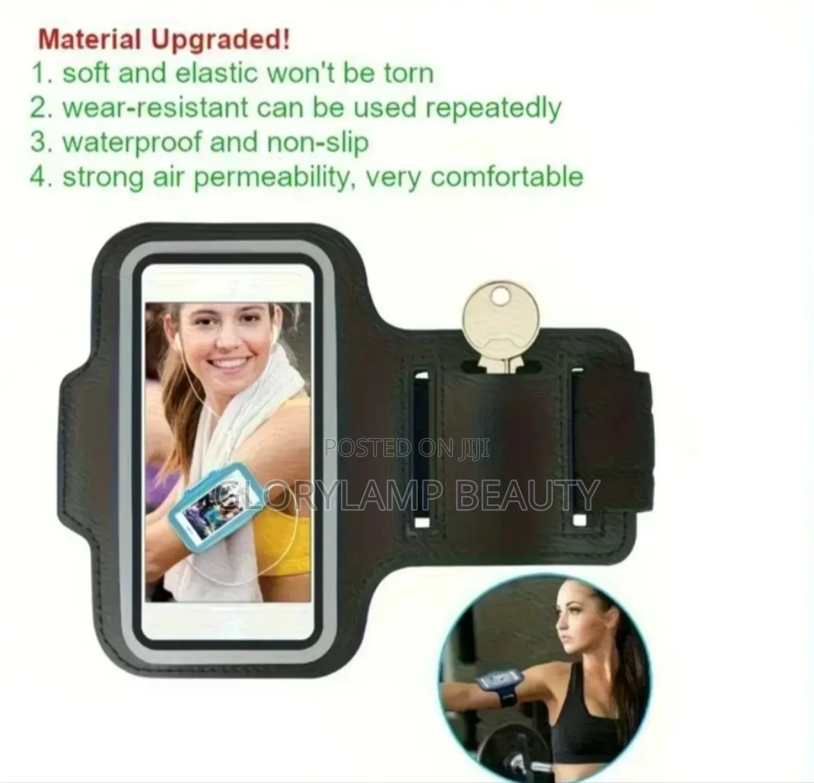 Universal Sports Armband Phone Case – Sweat-proof Running Arm Band
