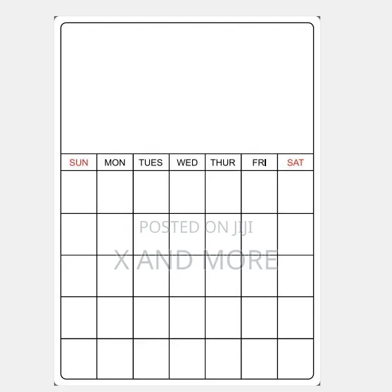 Sticky Memo + Calendar Board for Refrigerator and Surfaces