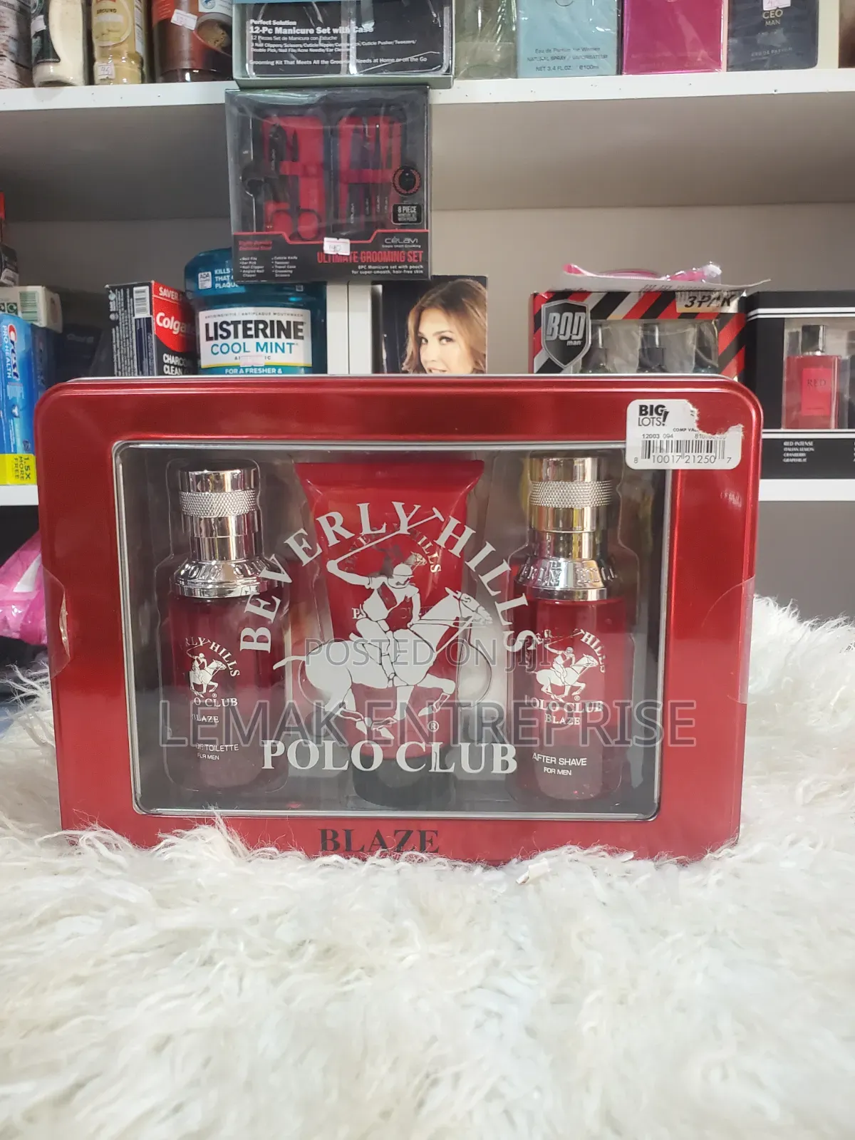 Beverly Hills Polo Club Blaze Perfume,Shampoo and After Shave Lotion
