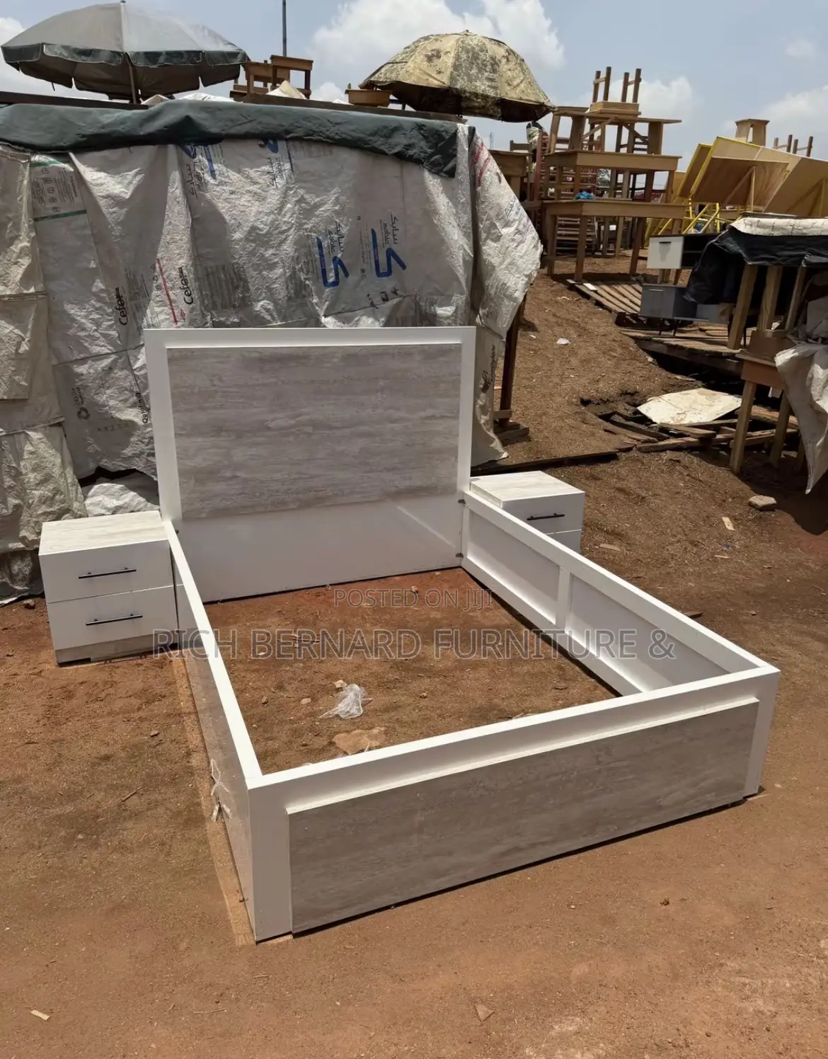 Laminated Double Bed Frame