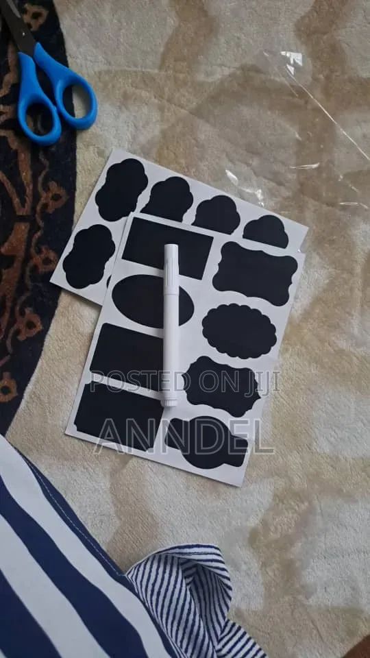 Labeling Sticker With Marker