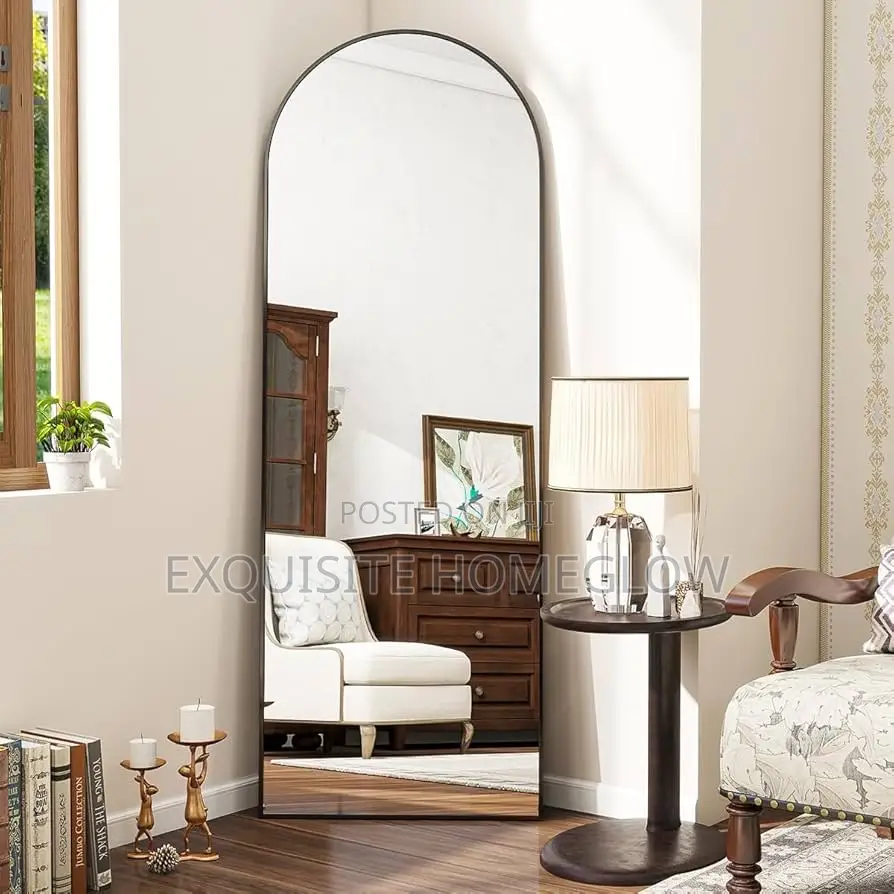 Arched Full Body Mirror With Stand Available In Stock