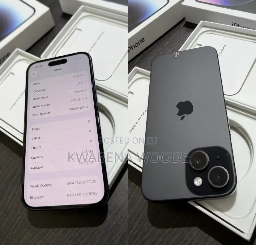 Apple iPhone 15 128 GB Black