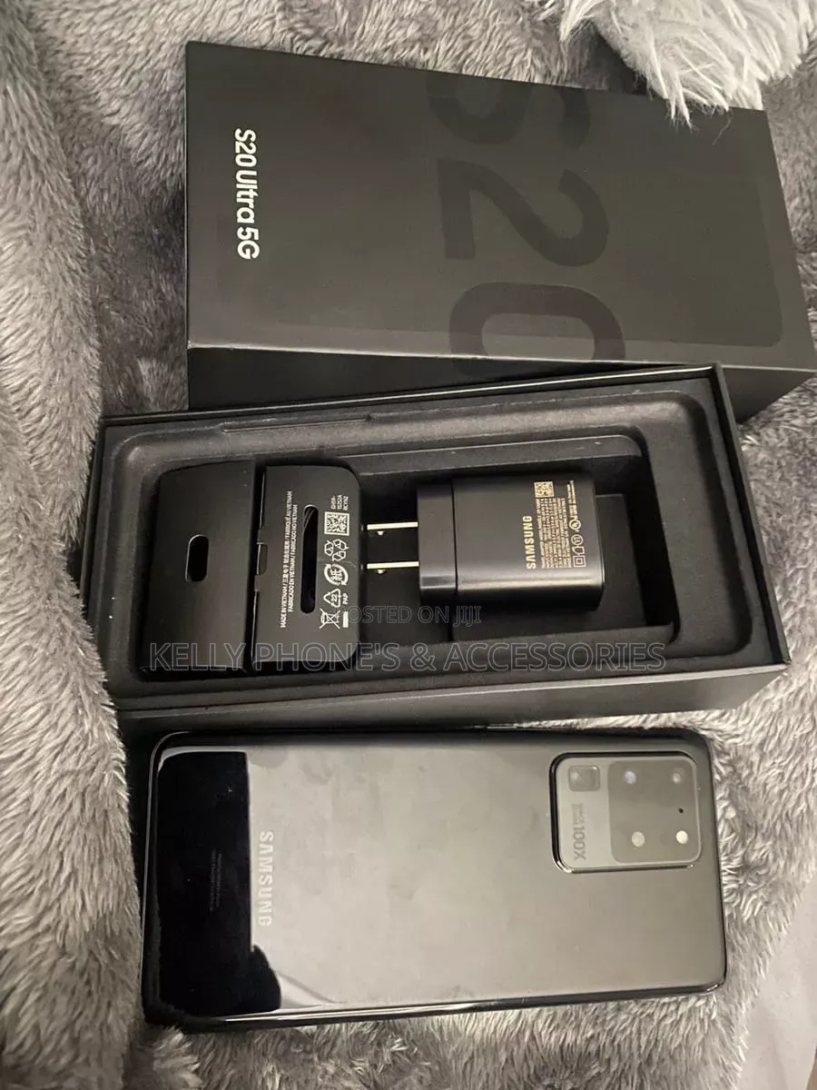 New Samsung Galaxy S20 Ultra 256 GB Black