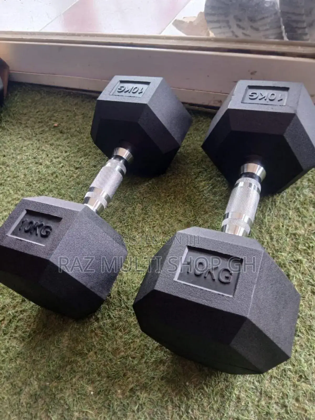 10kg(5kg×2) Hexagonal Dumbbells