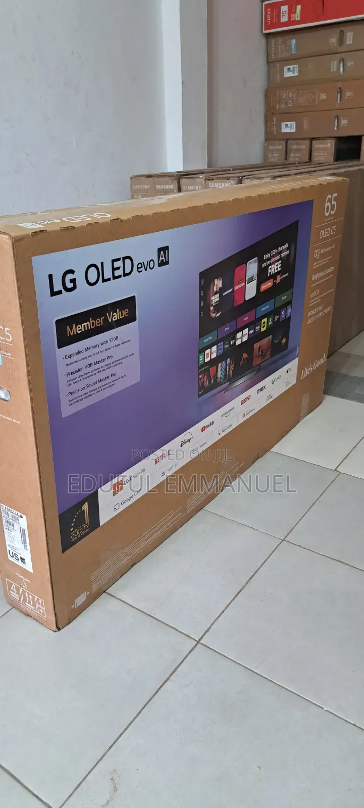 LG 65" Class Oled Evo C5 Super Upscaling Ai Smart Uhd HDR 144hz
