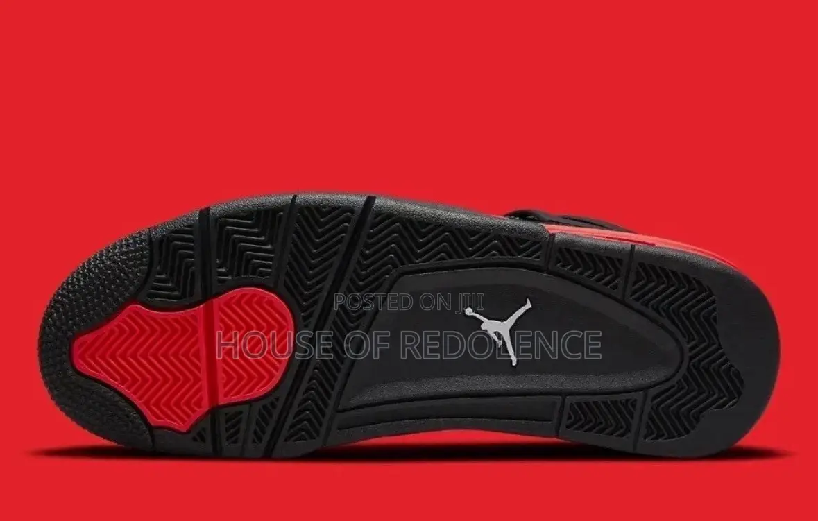 Air Jordan 4 Retro Red Thunder Crimson Sneakers