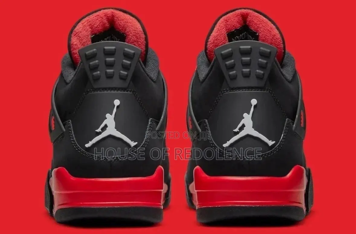 Air Jordan 4 Retro Red Thunder Crimson Sneakers