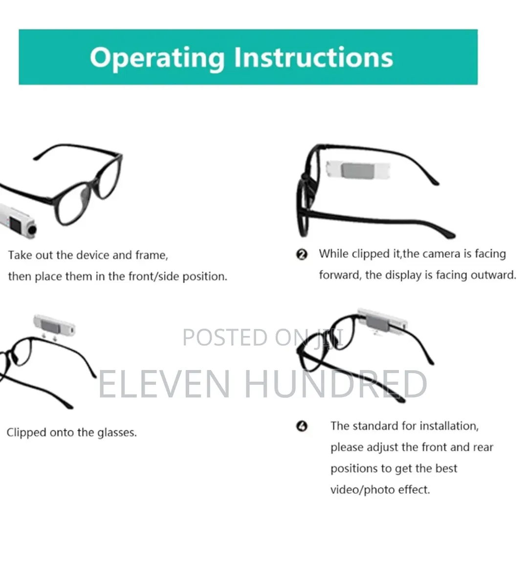 View Glasses Camera