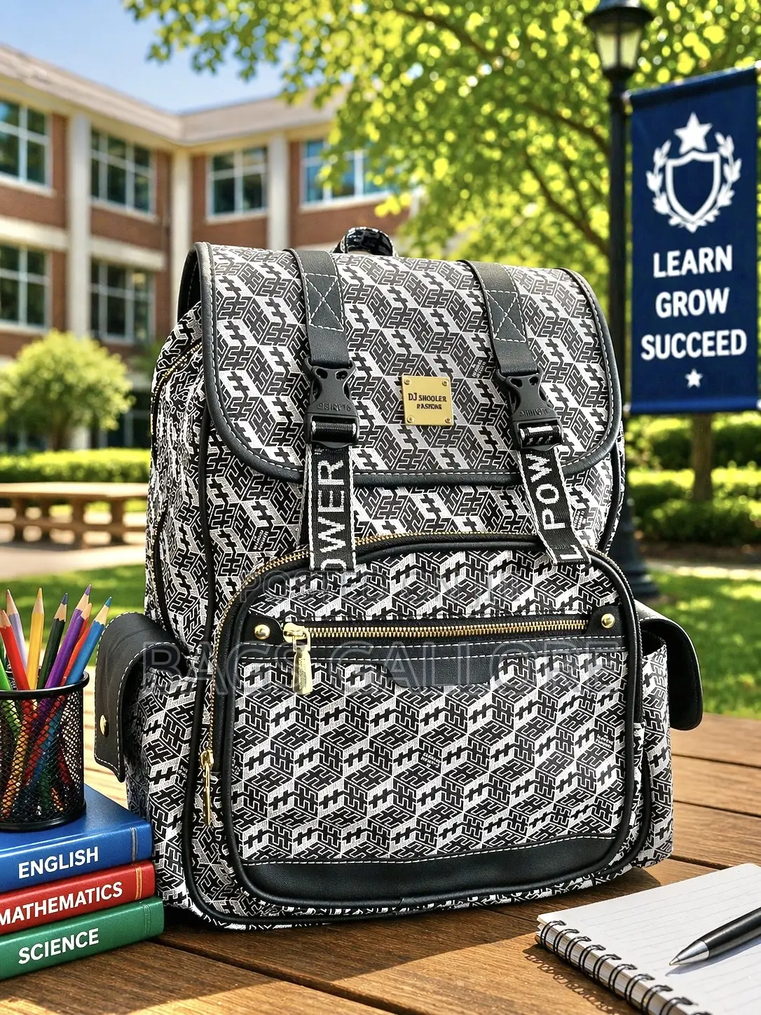 Leather School Jungle Bag