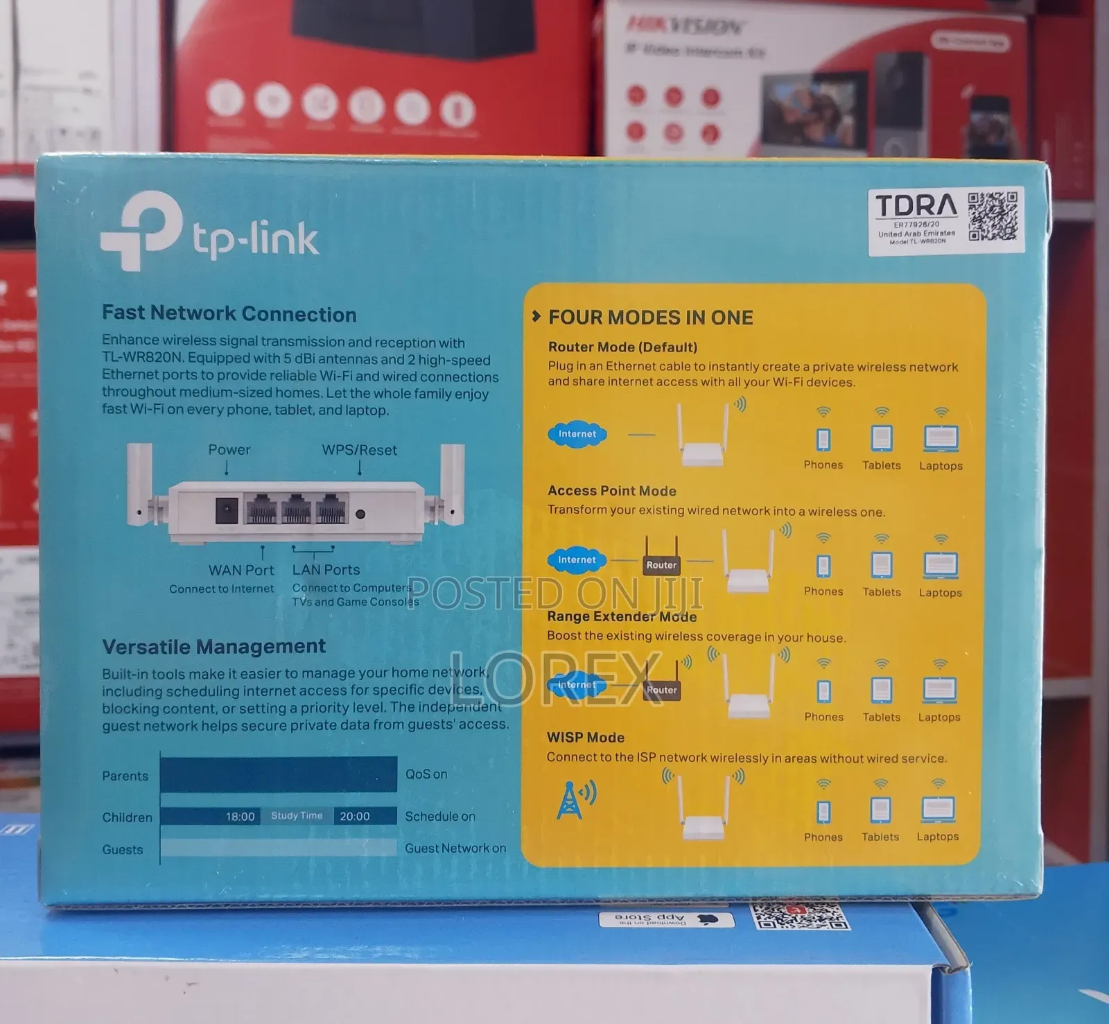 Tp-Link Wifi Router Tl-Wr820n N300 All in One (Not a Sim Router)