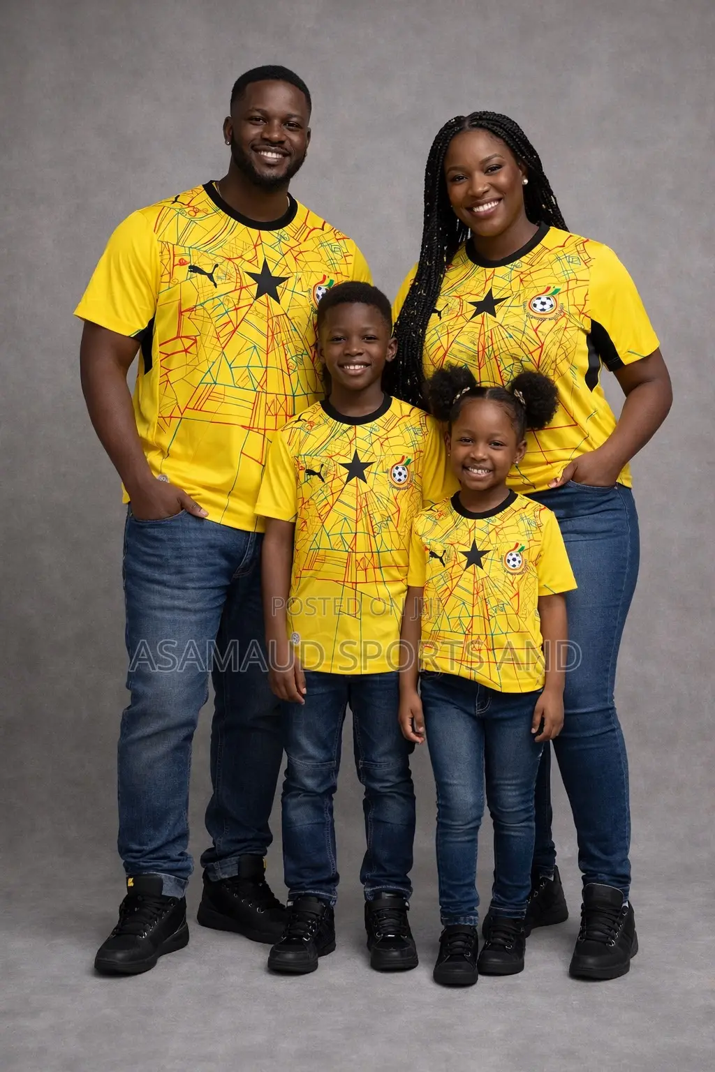 Original Ghana 2026 World Cup Kids Jersey Available
