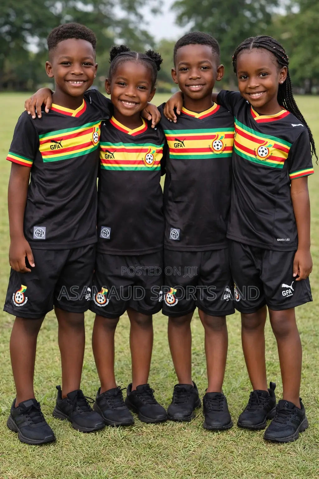 Original Ghana 2026 World Cup Kids Jersey Available