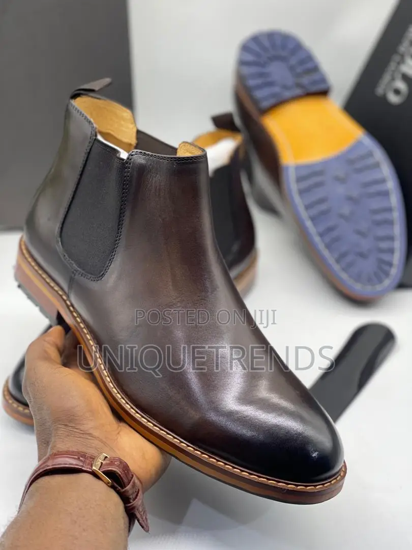 Quality Polo Ralph Lauren Chelsea Boots (Coffee)