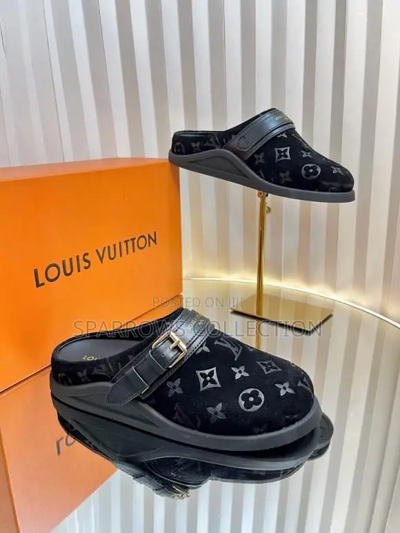 Louis Vuitton Lv to-Go Comfort Clogs All Black