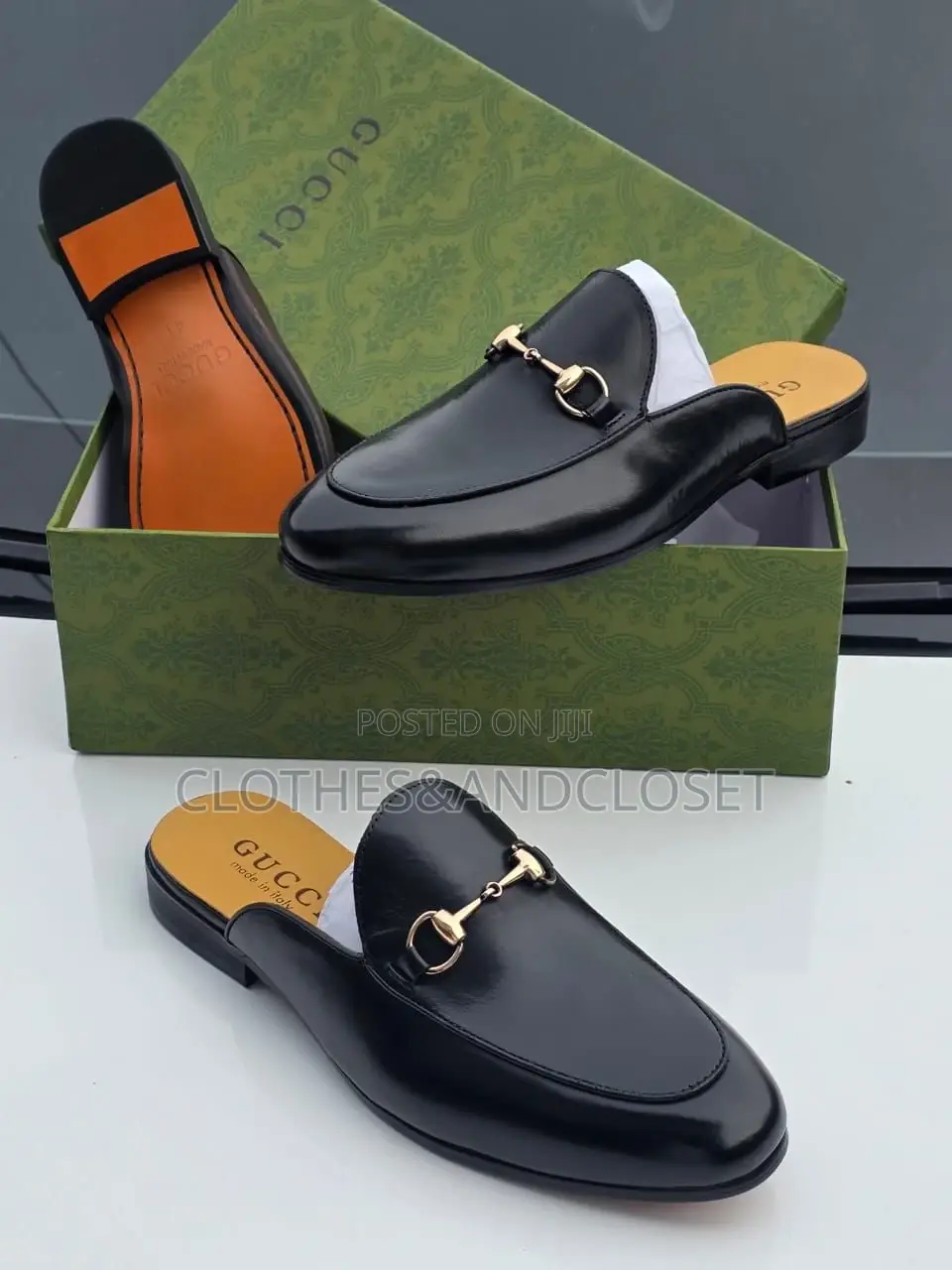 Gucci Princetown Leather Mule