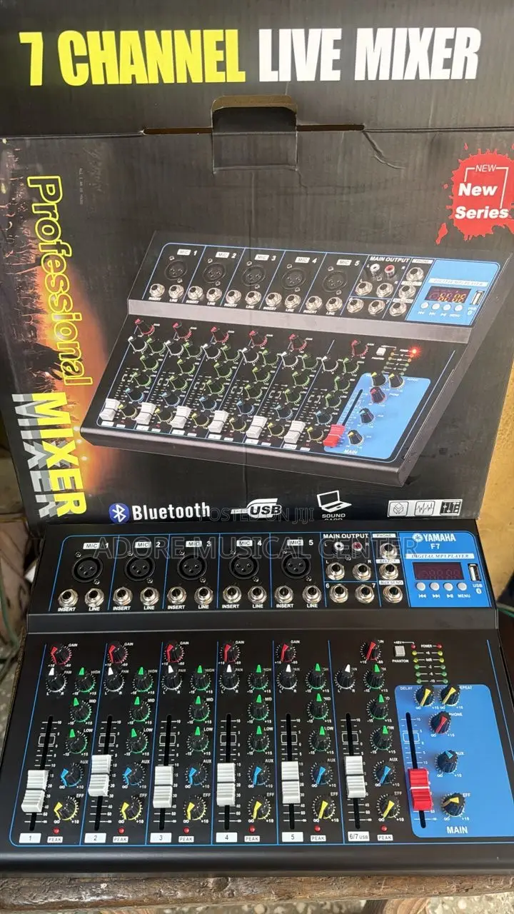 Raw Yamaha Mixer Live 7