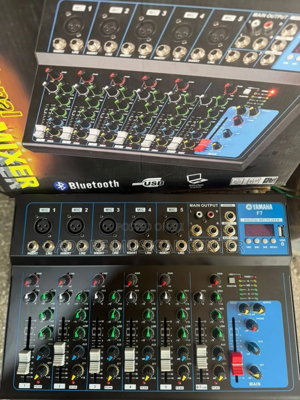 Raw Yamaha Mixer Live 7