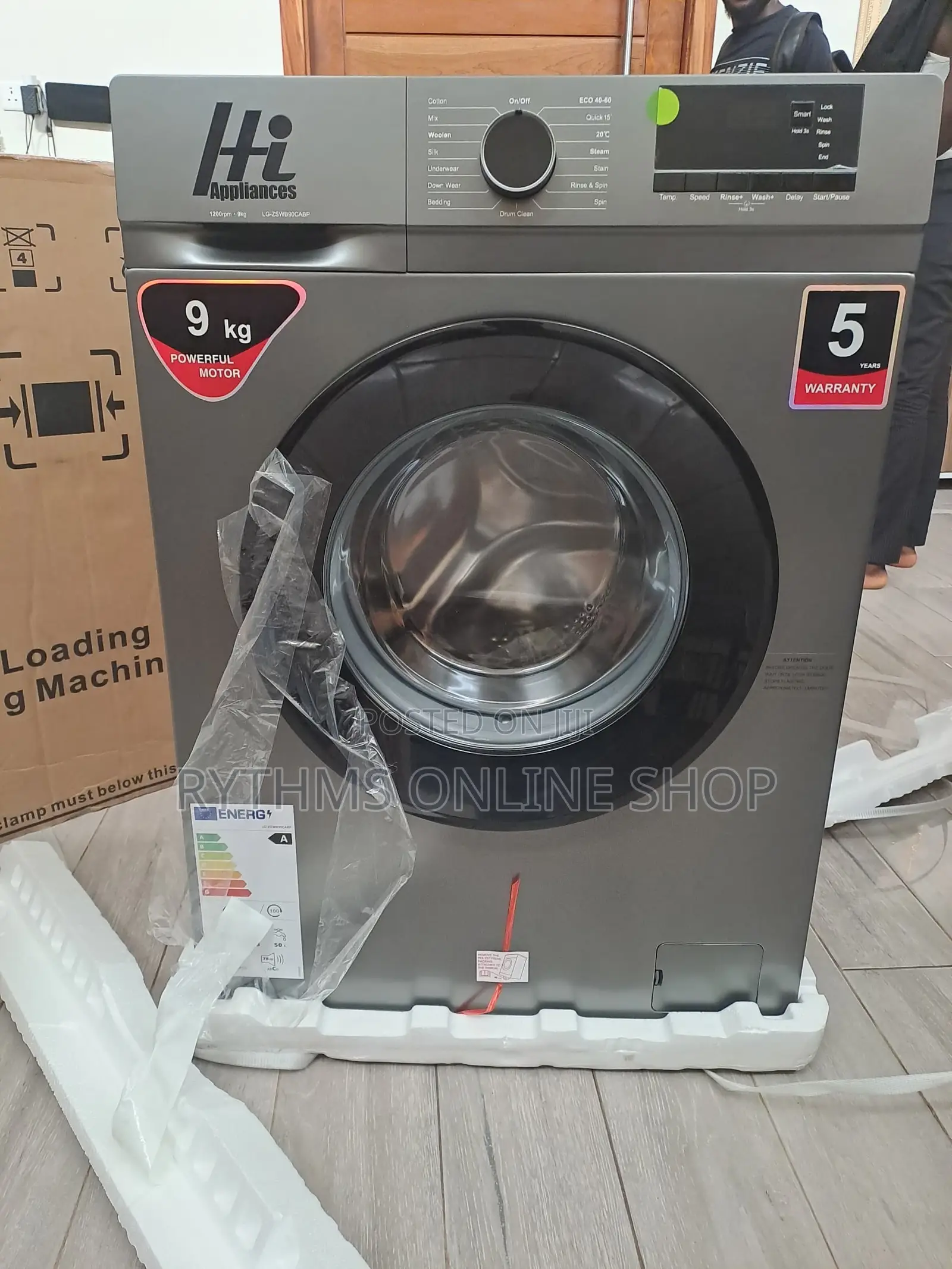 Hi-Appliance 9kg Front Loader Washing Machine