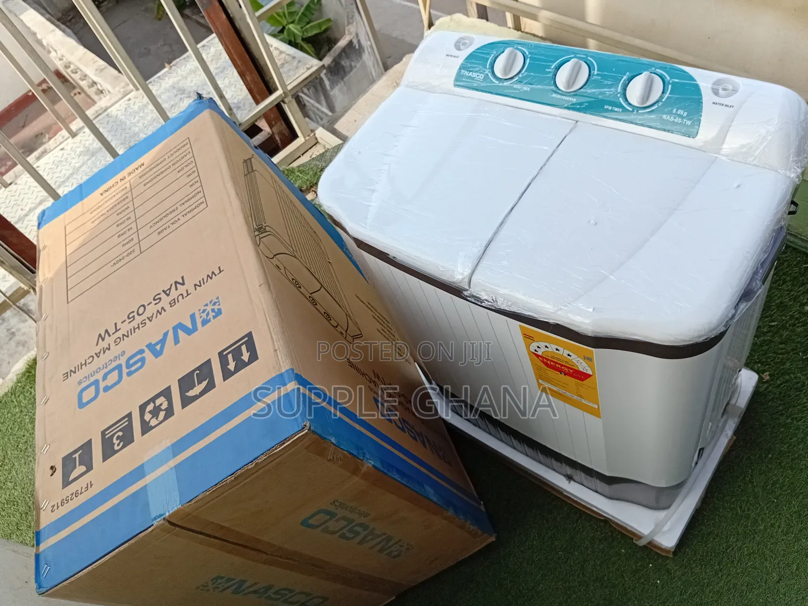 Nasco 5kg Twin Tub Washing Machine – Durable, Efficient, Reliable