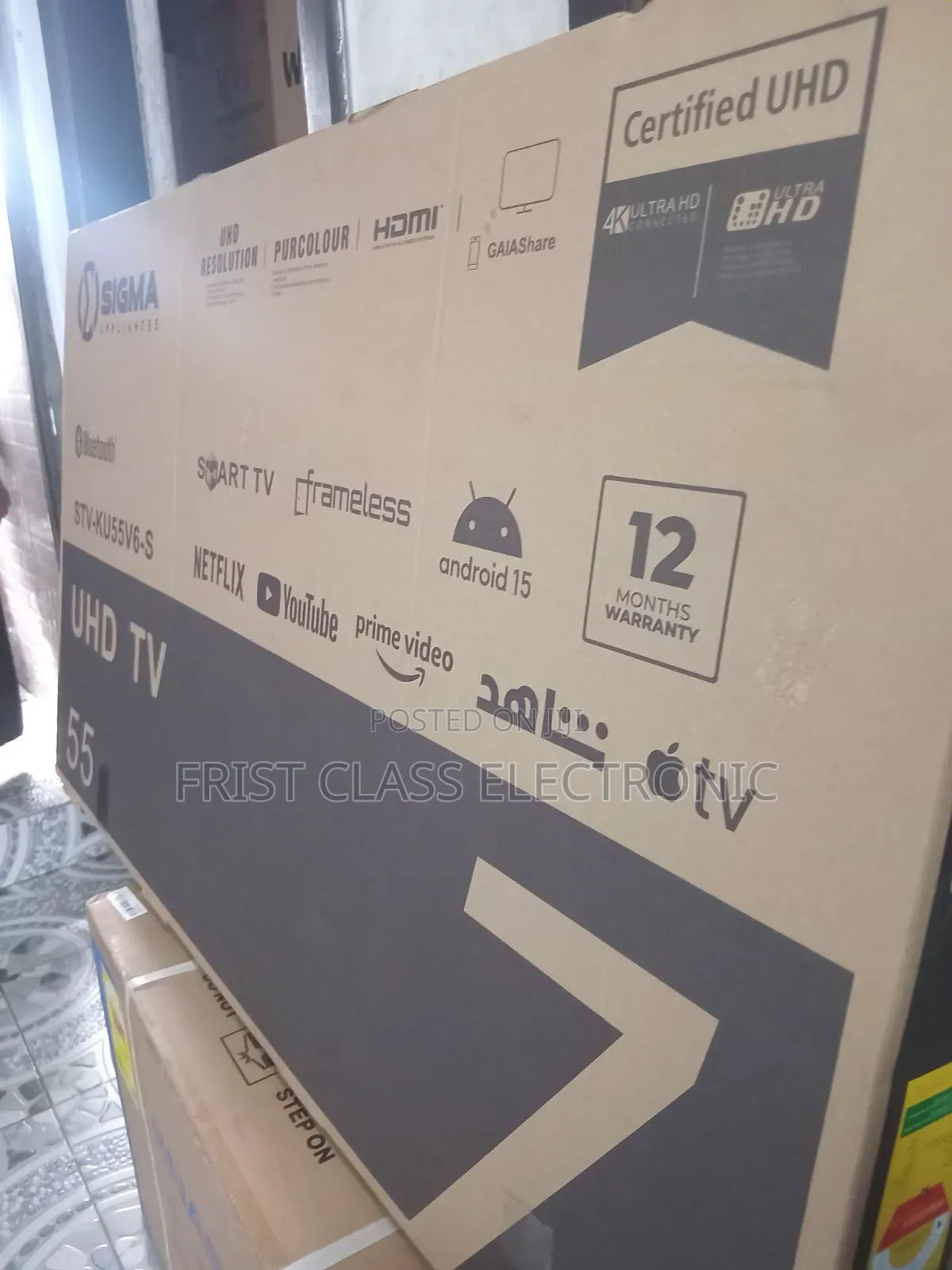 Sigma 55 Uhd Tv Luxury, Tv That Upgrades Your Nights.