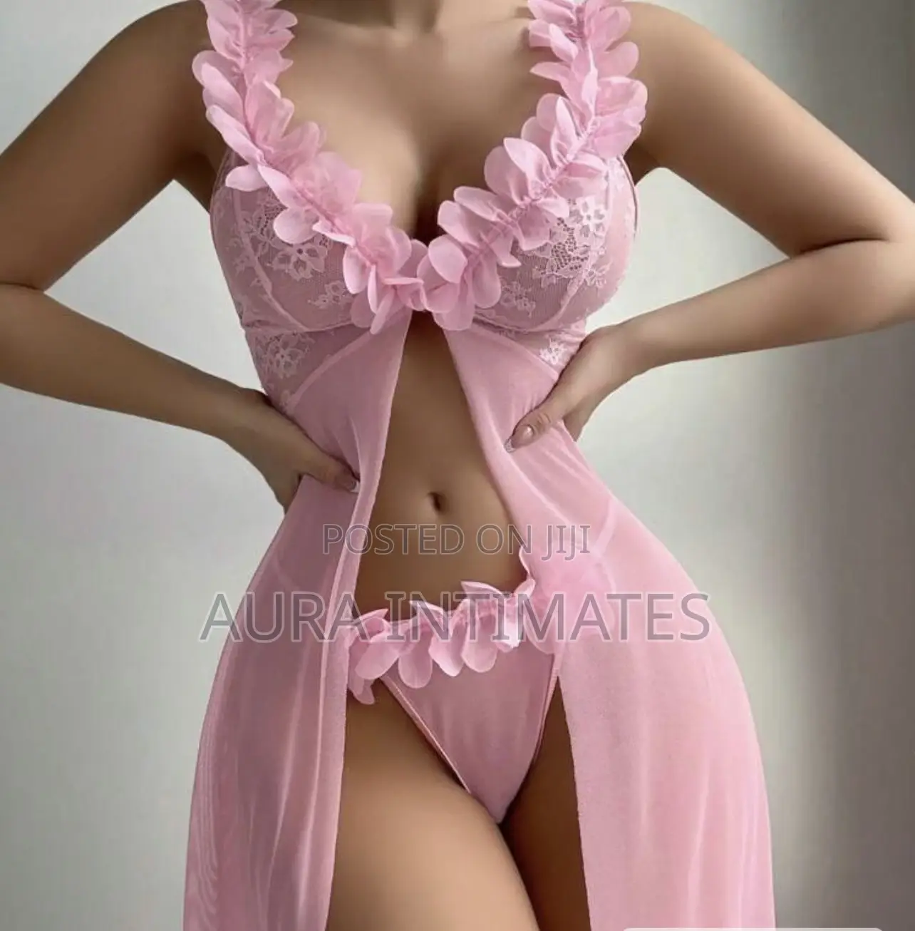 Long Nightgown + Thong 2 Pieces