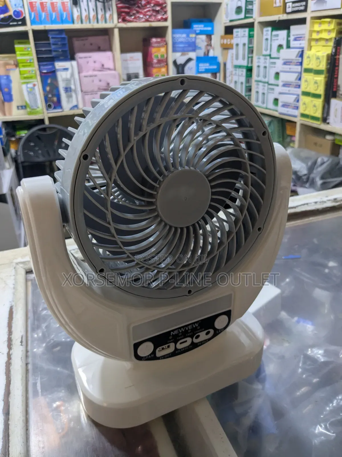 Solar Rechargeable Fan