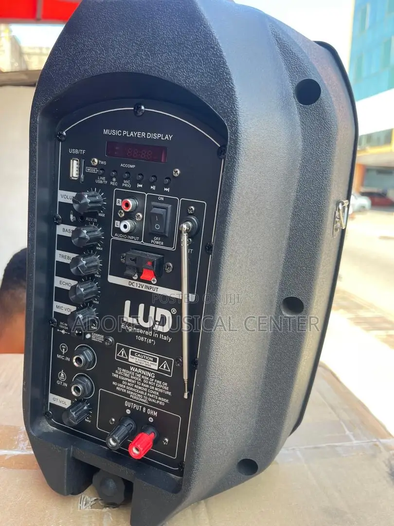 Lud Rechargeable Speaker 8inches