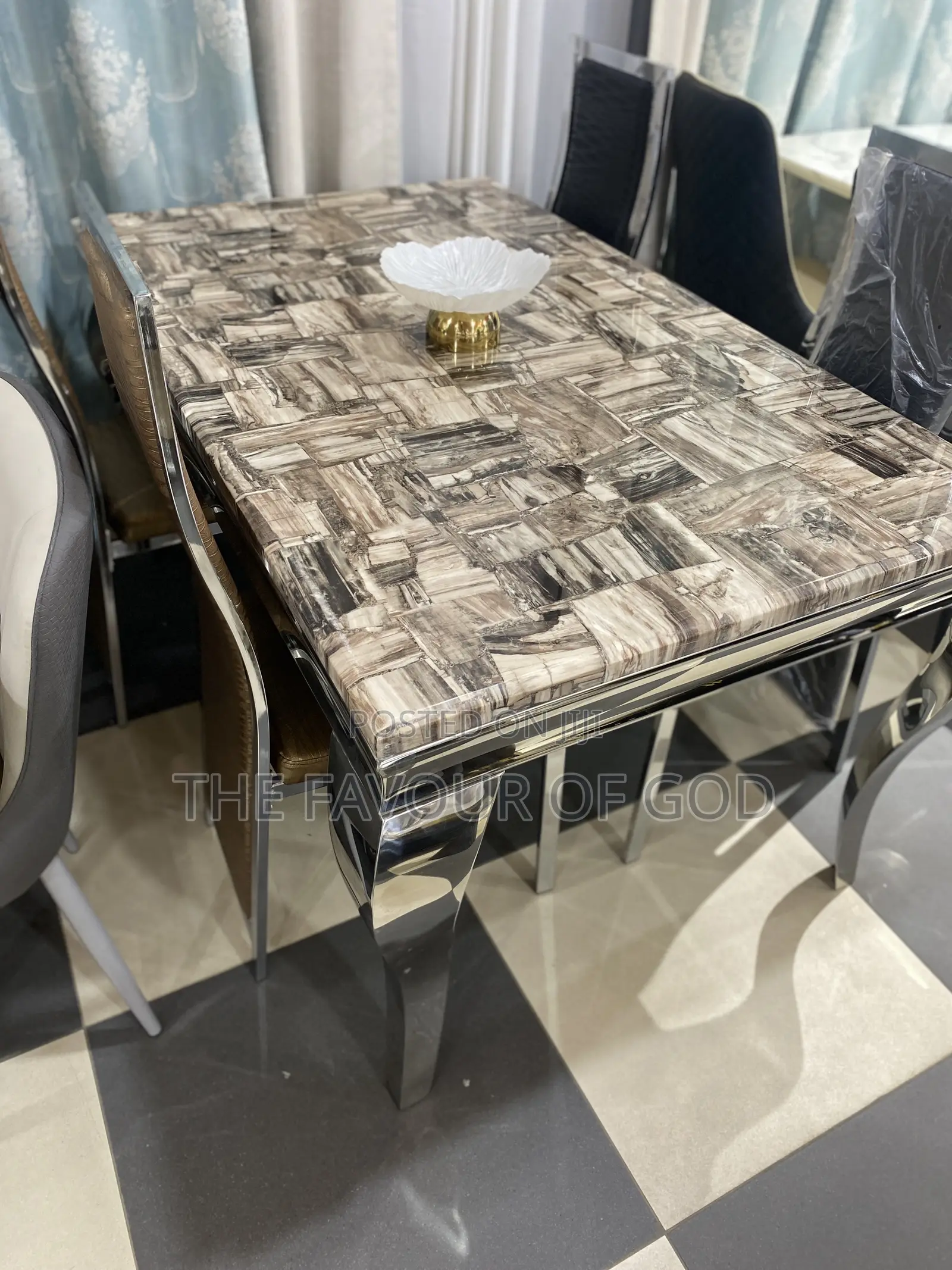 Authentic 6seater Marble Dining