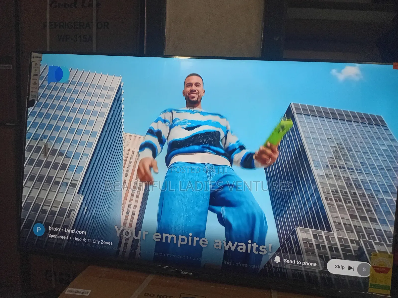 Sigma 55-Inch Led Smart Tv – Built for Comfort