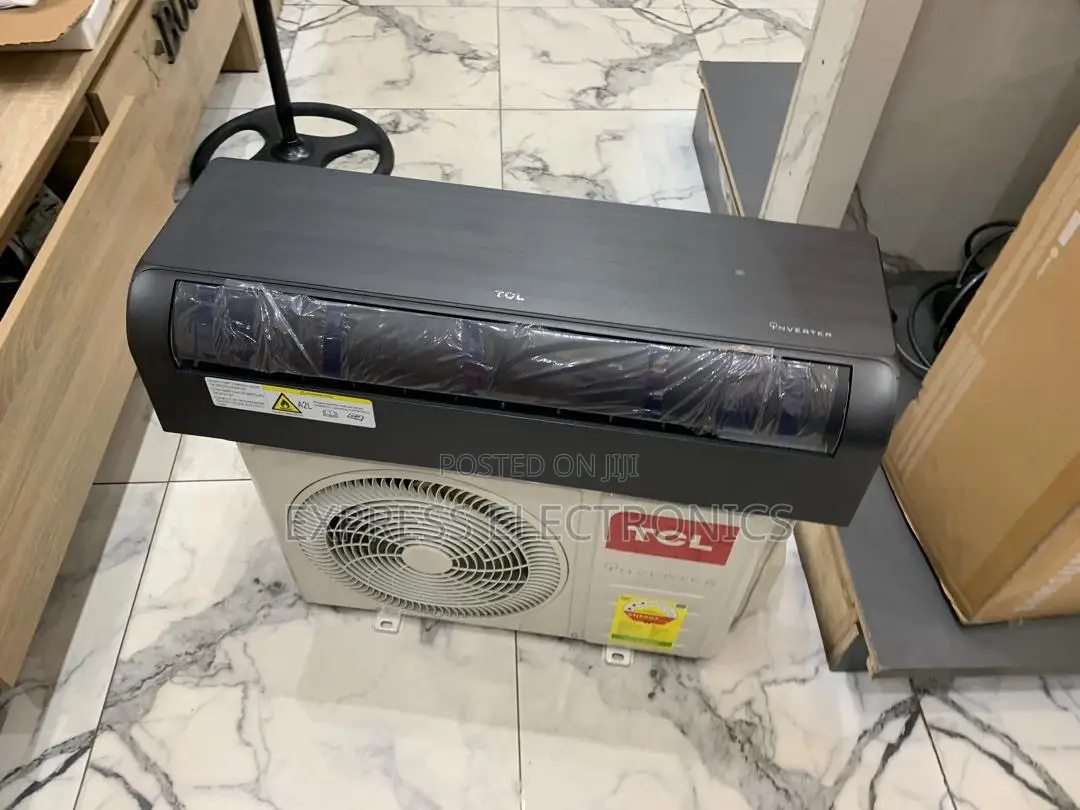 TCL Inverter Dark Grey Wooden Finish 1.5hp Split