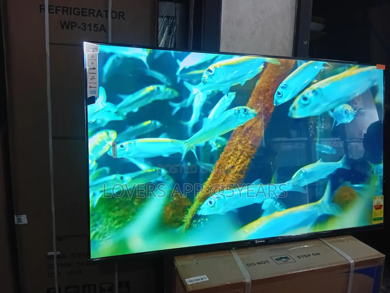 Sigma 55 " Uhd Smart Android Tv With Satellite.