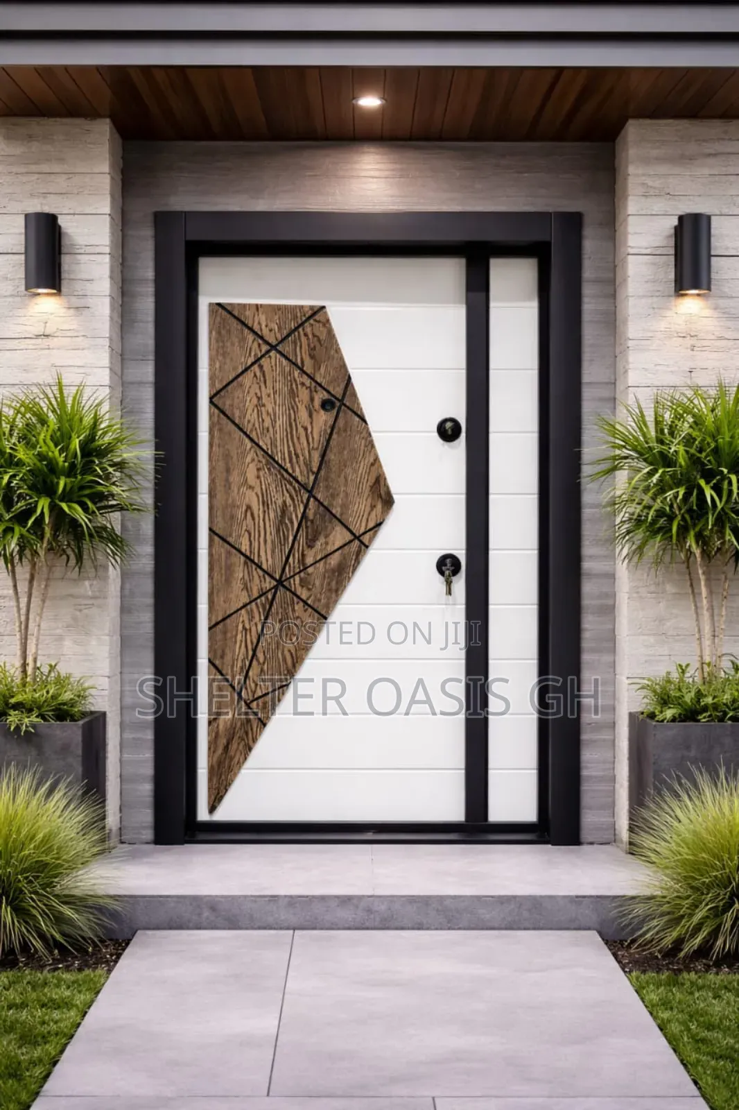 Elegant Antirust Bullet Proof Security Door One and Half