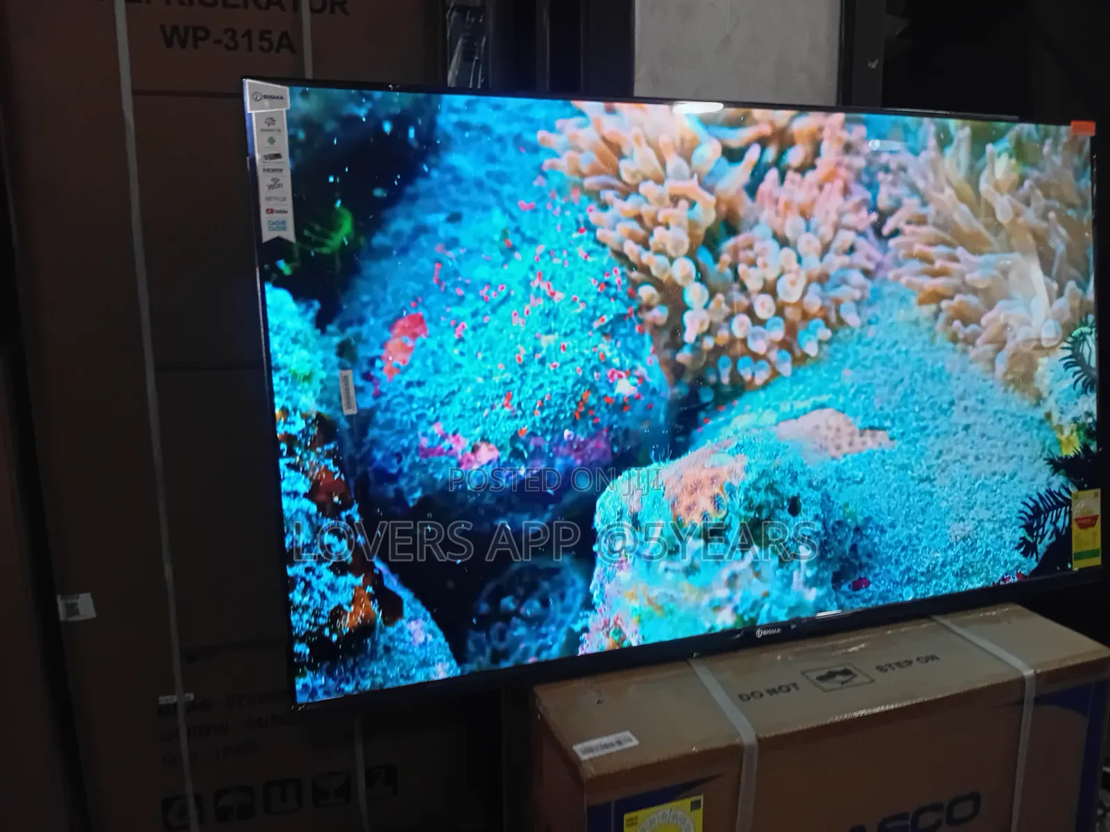 Sigma STV-Ku55v6-S 55" Smart Tv- Uhd