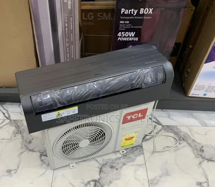 Newest Version TCL 1.5 Hp Inverter Air Conditioner in Dark Gray/Black