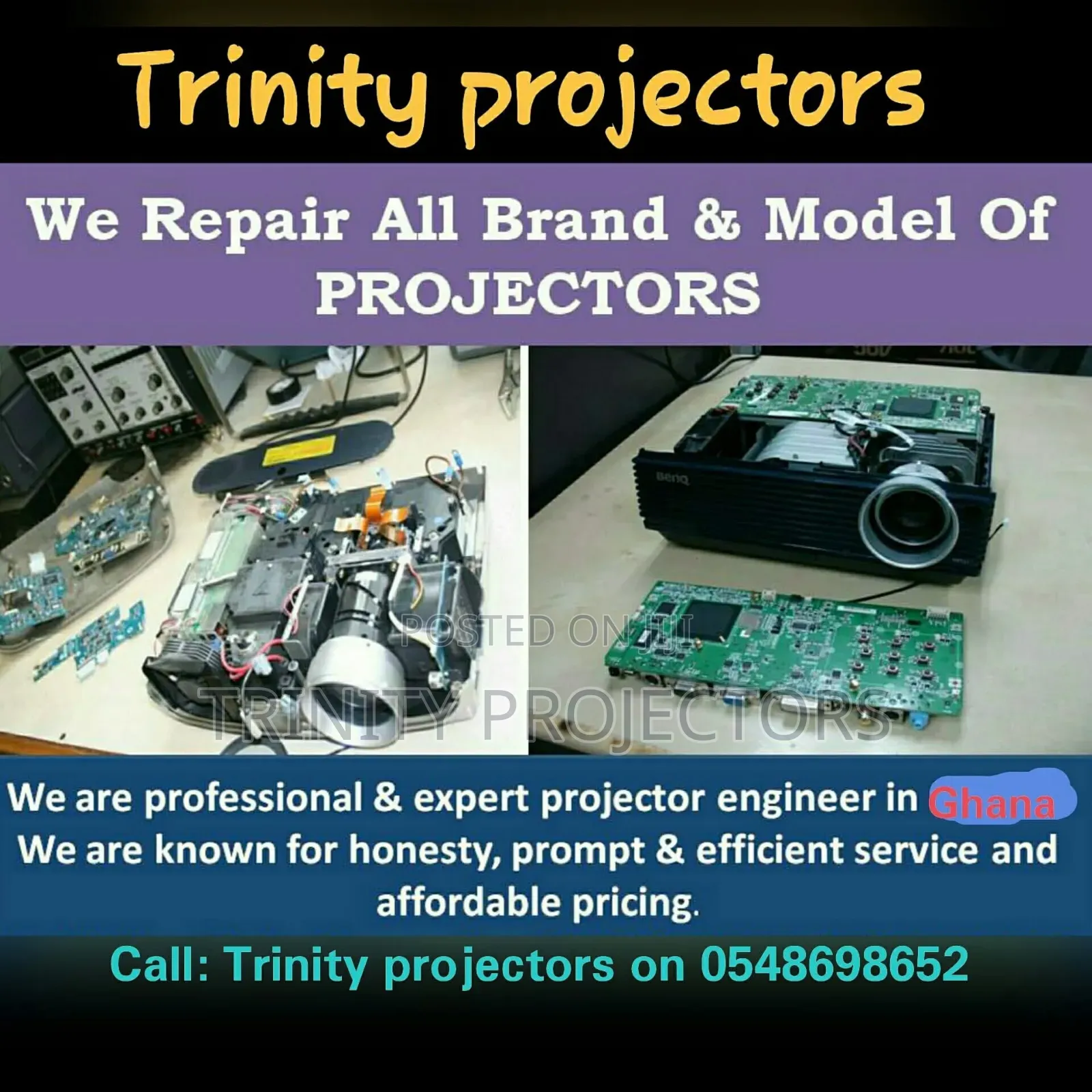 Trinity Projectors We Repair All Brands Models Of Projectors