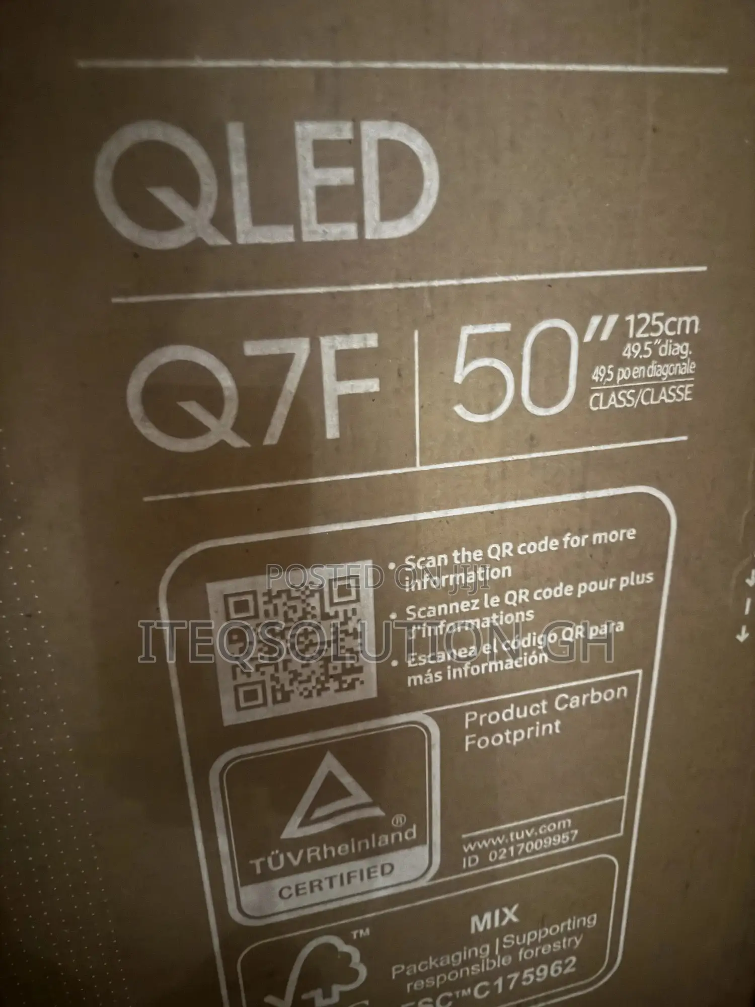 2025 Samsung - 50" Class Q7f Series Qled Ai Smart